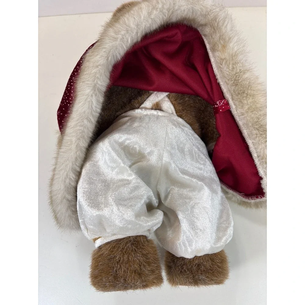 2003 Sasha & Nicholas Holiday Collectible Bear Red Velvet Cape Snowflake 15